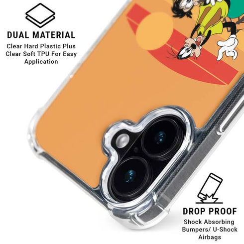 Disney Goof Family Trip iPhone 16 Clear Case